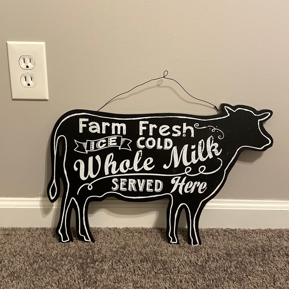 Cow Theme Sign - Picture 1 of 1